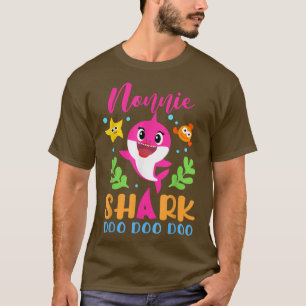Camiseta Dia de as mães da Família Nonnie SharkNonnie Shark
