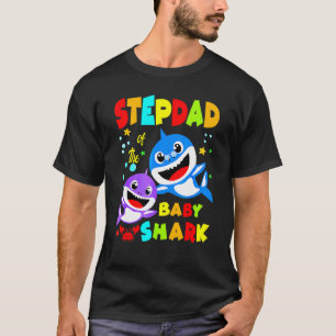 Camiseta Dia de as mães da Família Shark Pai Passo  Pai