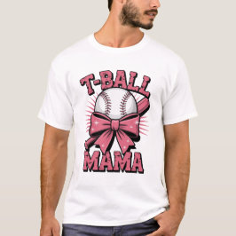 Camiseta Dia de as mães da Mãe de T-Ball