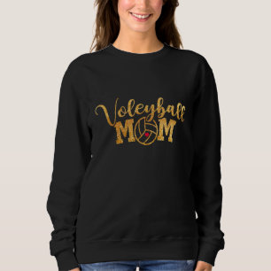 Camiseta Dia de as mães da Mãe de Voleibol