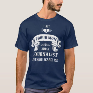 Camiseta Dia de as mães da mãe jornalista
