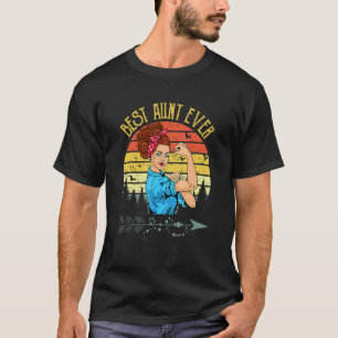 Camiseta Dia de as mães Da Melhor Tia Ever Da Vintage