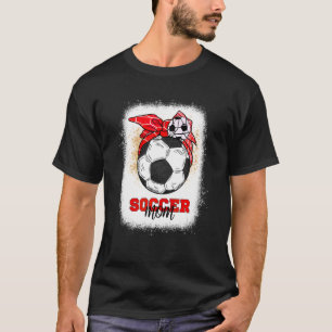 Camiseta Dia de as mães de bola 2022 Soccer Mãe