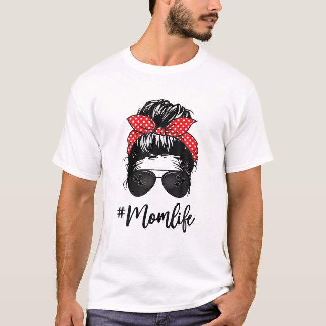 Camiseta Dia de as mães de Boliche de Softball - Pedra de A (Frente)