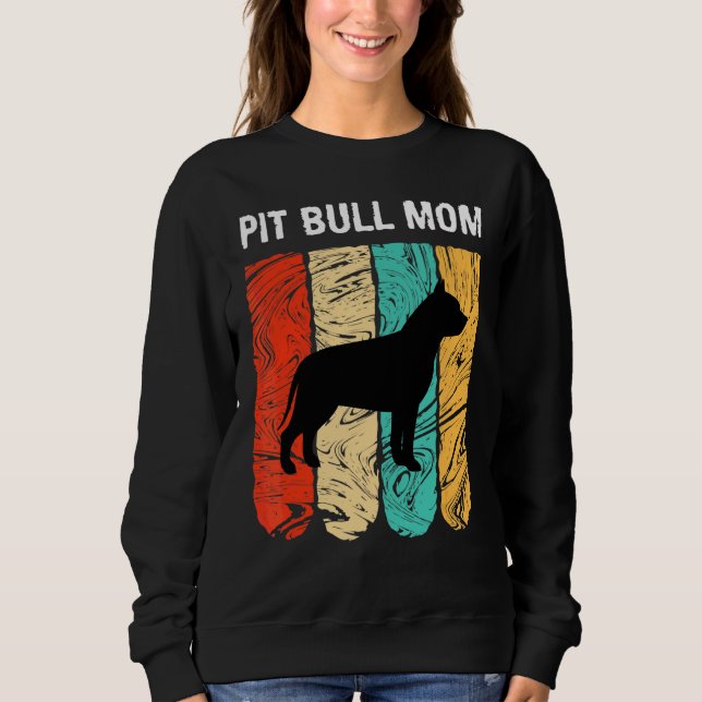 Camiseta Dia de as mães De Cachorro Mãe De Touro (Frente)