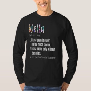Camiseta Dia de as mães de Definição Wella e presente de an