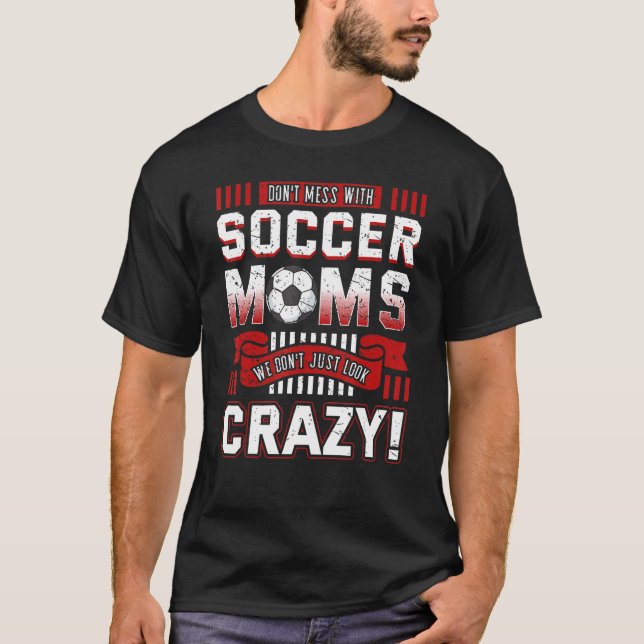Camiseta Dia de as mães de Esporte da Equipe Mãe (Frente)