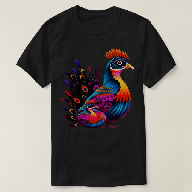 Camiseta Dia de as mães de faisão (Frente do Design)