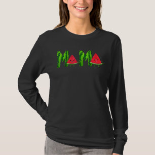 Camiseta Dia de as mães de Fruta de Verão da Mãe Watermelon