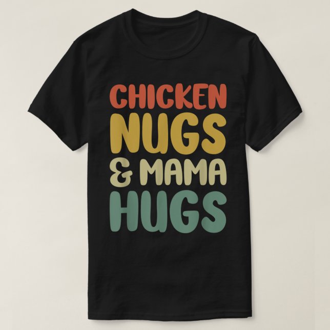 Camiseta Dia de as mães De Galinha - Não Mete Com A Mamã He (Frente do Design)