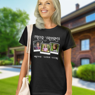 Camiseta Dia de as mães de Instantâneo de Montagem de Fotog