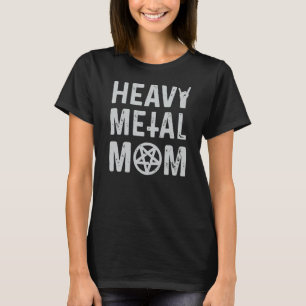 Camiseta Dia de as mães de Mãe de Metal Pesado