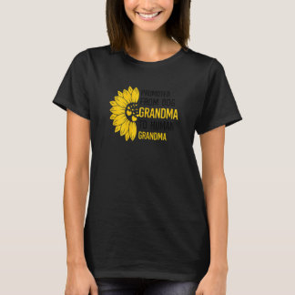 Camiseta Dia de as mães De Mulheres Promovido Da Avó De Cac