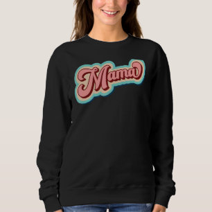 Camiseta Dia de as mães de Mulheres Vintage Groovy Retro Ro