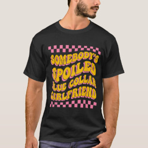 Camiseta Dia de as mães de Namorada de Colar Azul Mimado