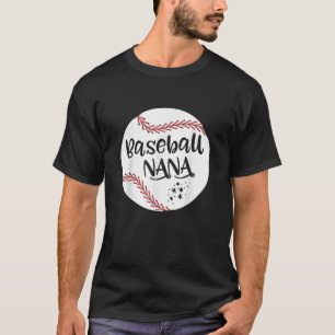 Camiseta Dia de as mães de Natal de Nana Avó Baseball