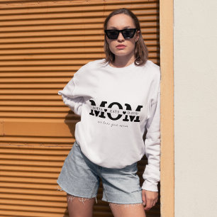 Camiseta Dia de as mães de Nome de Crianças Modernas Person