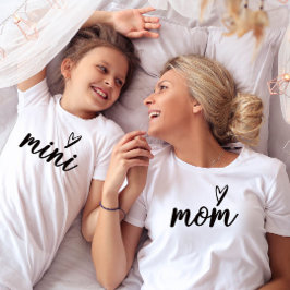 Camiseta Dia de as mães de script da Mãe Moderna
