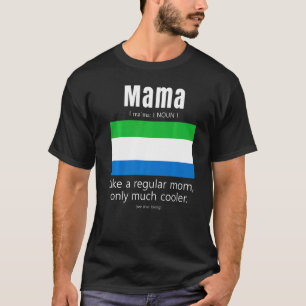 Camiseta Dia de as mães de Sinalizador Patriótico da Serra