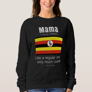 Camiseta Dia de as mães de Sinalizador Patriótico do Uganda