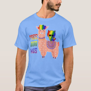 Camiseta Dia de as mães de Suporte LGBT da Free Mamãe Hugs