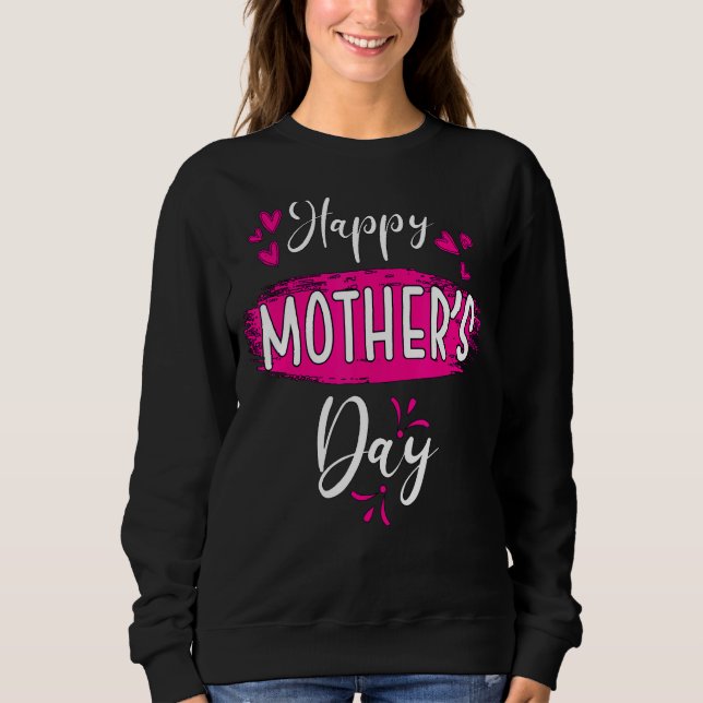 Camiseta Dia de as mães Dia de as mães feliz (Frente)