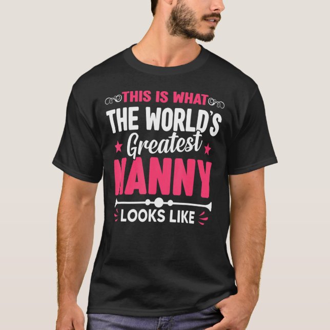 Camiseta Dia de as mães é a maior babá do mundo (Frente)