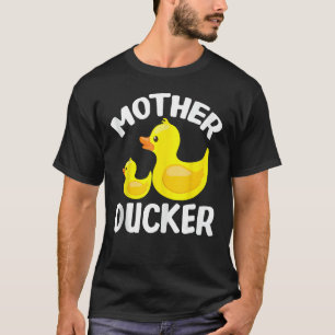 Camiseta Dia de as mães Engraçado Da Mãe Ducker Para Duck L