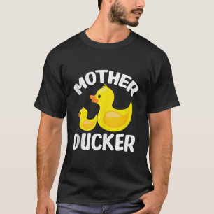 Camiseta Dia de as mães Engraçado Da Mãe Ducker Para Duck L