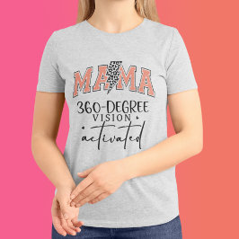 Camiseta Dia de as mães engraçado para a visão mama de 360