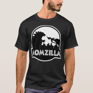 Camiseta Dia de as mães Engraçado Presente Momzilla Anivers