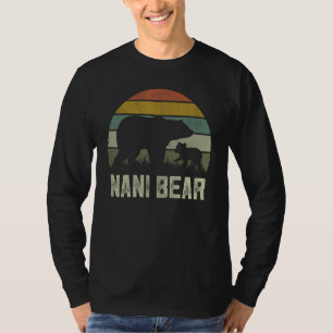 Camiseta Dia de as mães Engraçado Vovó Cub Kids Nani Bear
