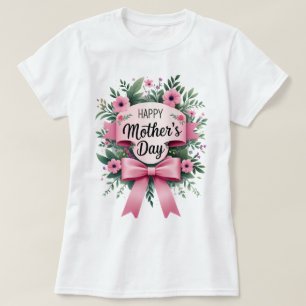 Camiseta Dia de as mães Feliz