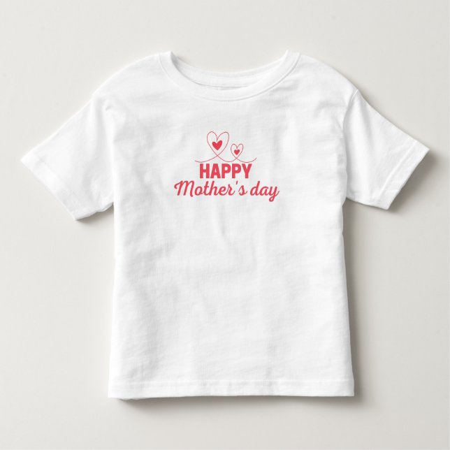 Camiseta Dia de as mães Feliz (Frente)