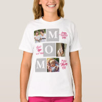 Dia de as mães Feliz Personalizar Texto de Colagem