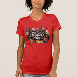 Camiseta Dia de as mães Floral