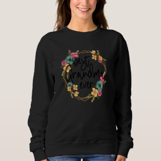 Camiseta Dia de as mães Floral Best Avó Ever Avó 202