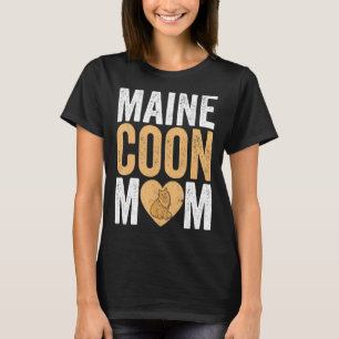 Camiseta Dia de as mães Gato Mamã Peles de Gato Pele Pai Ma