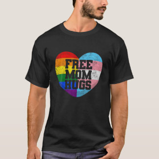 Camiseta Dia de as mães LGBT Orgulho Arco-Íris Mês Livre Mã
