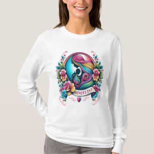 Camiseta Dia de as mães Longa Folga