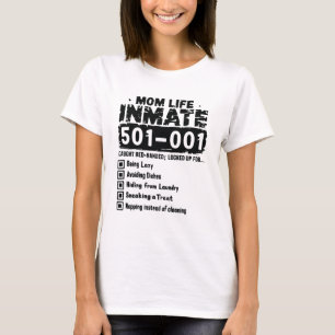 Camiseta Dia de as mães Mãe A Vida Inventa Mães Engraçadas