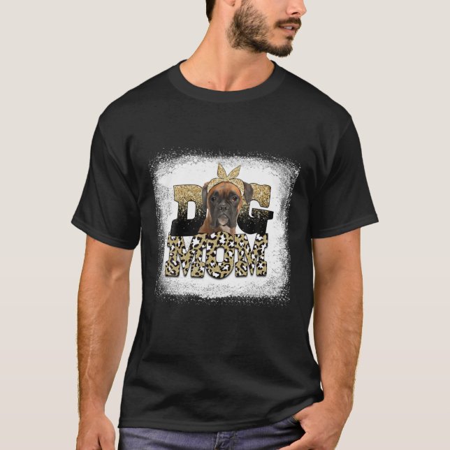 Camiseta Dia de as mães Mãe do Leopardo Ocidental (Frente)
