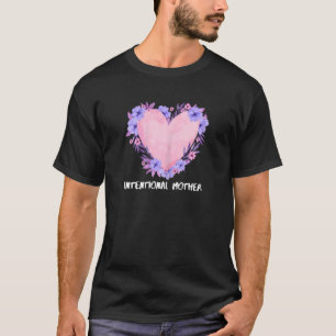 Camiseta Dia de as mães-mãe intencional para mulheres