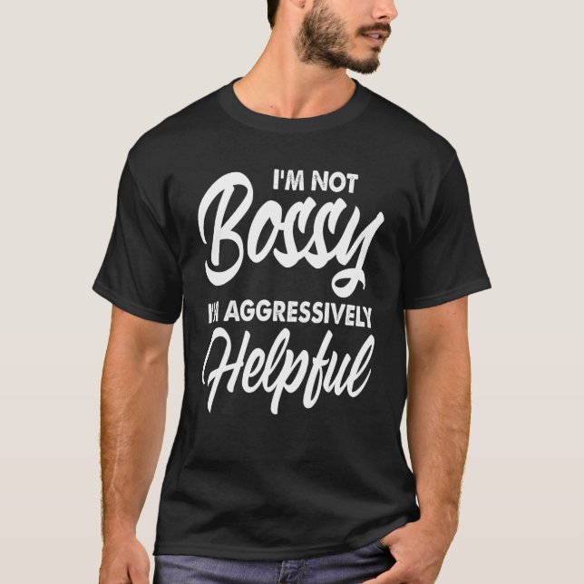 Camiseta Dia de as mães Mãe Vida Não sou Chefe Sou Agressiv (Frente)