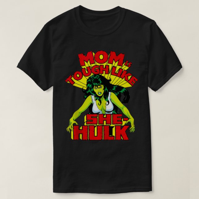Camiseta Dia de as mães Marvel Duro Como Ela Hulk (Frente do Design)