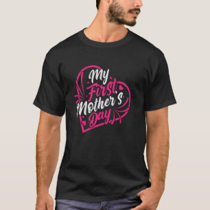 Camiseta Dia de as mães, Meu Primeiro Dia de as mães De Lev