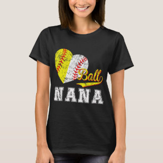 Camiseta Dia de as mães Nana do Coração do Baile Softball