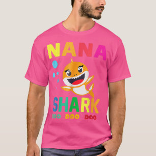 Camiseta Dia de as mães Nana Shark Nana Shark Lover