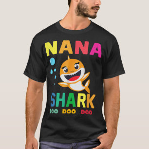 Camiseta Dia de as mães Nana Shark Nana Shark Lover