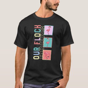 Camiseta Dia de as mães Nosso Bando Flamingo Celebra Mo